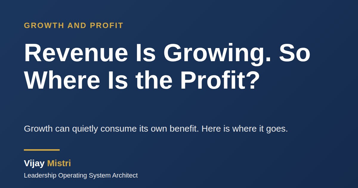 Revenue Is Growing. So Where Is the Profit?