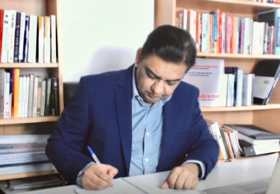 Vijay Mistri developing corporate governance and leadership training materials