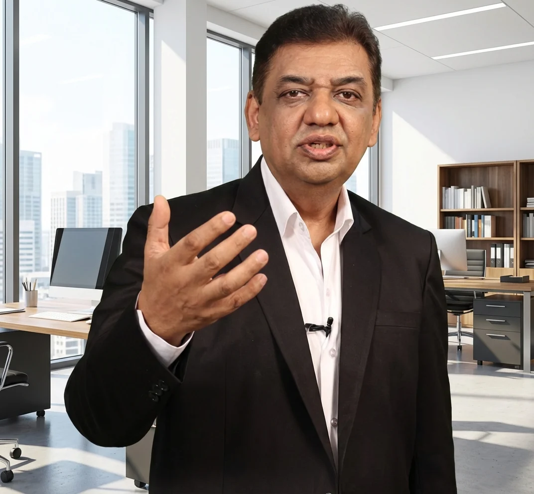 Vijay Mistri explaining the Leadership Operating System service pathway